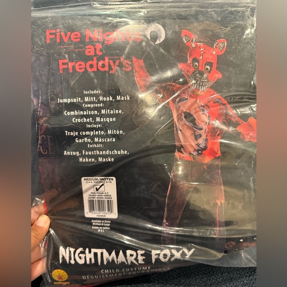 Nightmare Foxy costume NEW - Picture 2 of 5